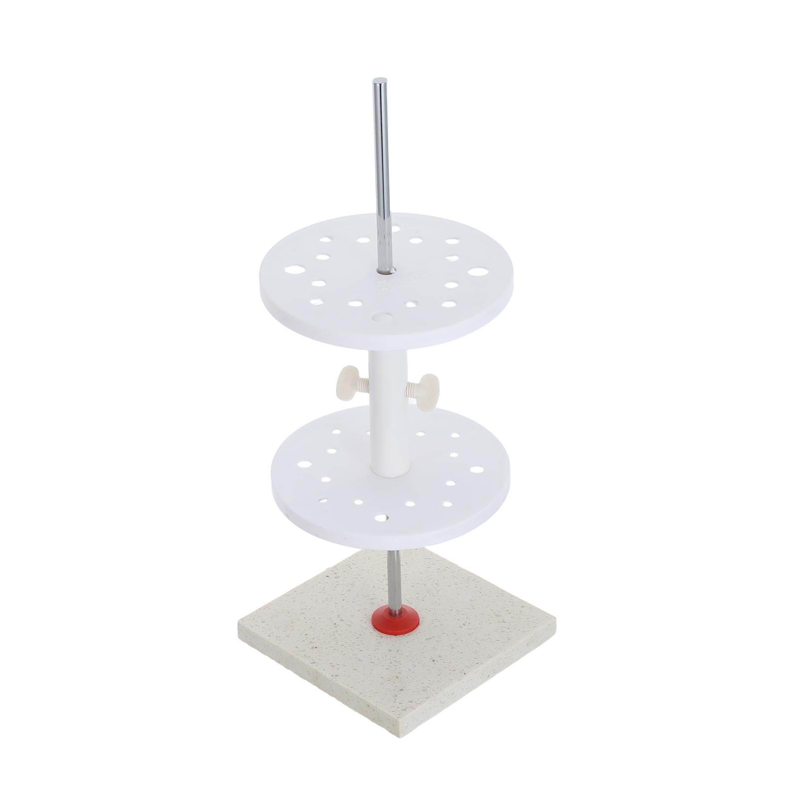 Lab Equipment - حامل تخزين ماصات الراتنج الرخامي، حامل