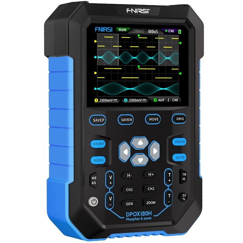 جهاز قياس التذبذبات الرقمي الم - مراجعة Fnirsi Digital Oscilloscope Handheld وسعره