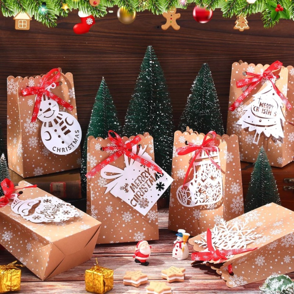 6/12 قطعة من علب الهدايا الورق - مراجعة Packaging وسعره