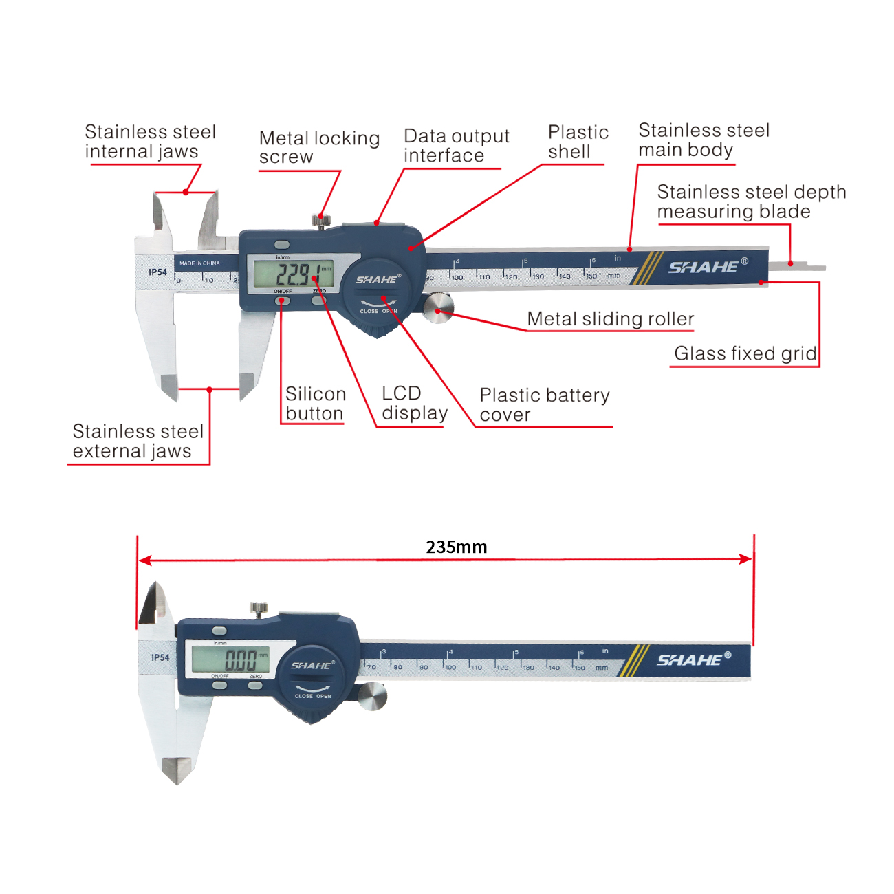 فرجار رقمي من الفولاذ المقاوم  - مراجعة Digital Caliper 150Mm Stainless Steel وسعره