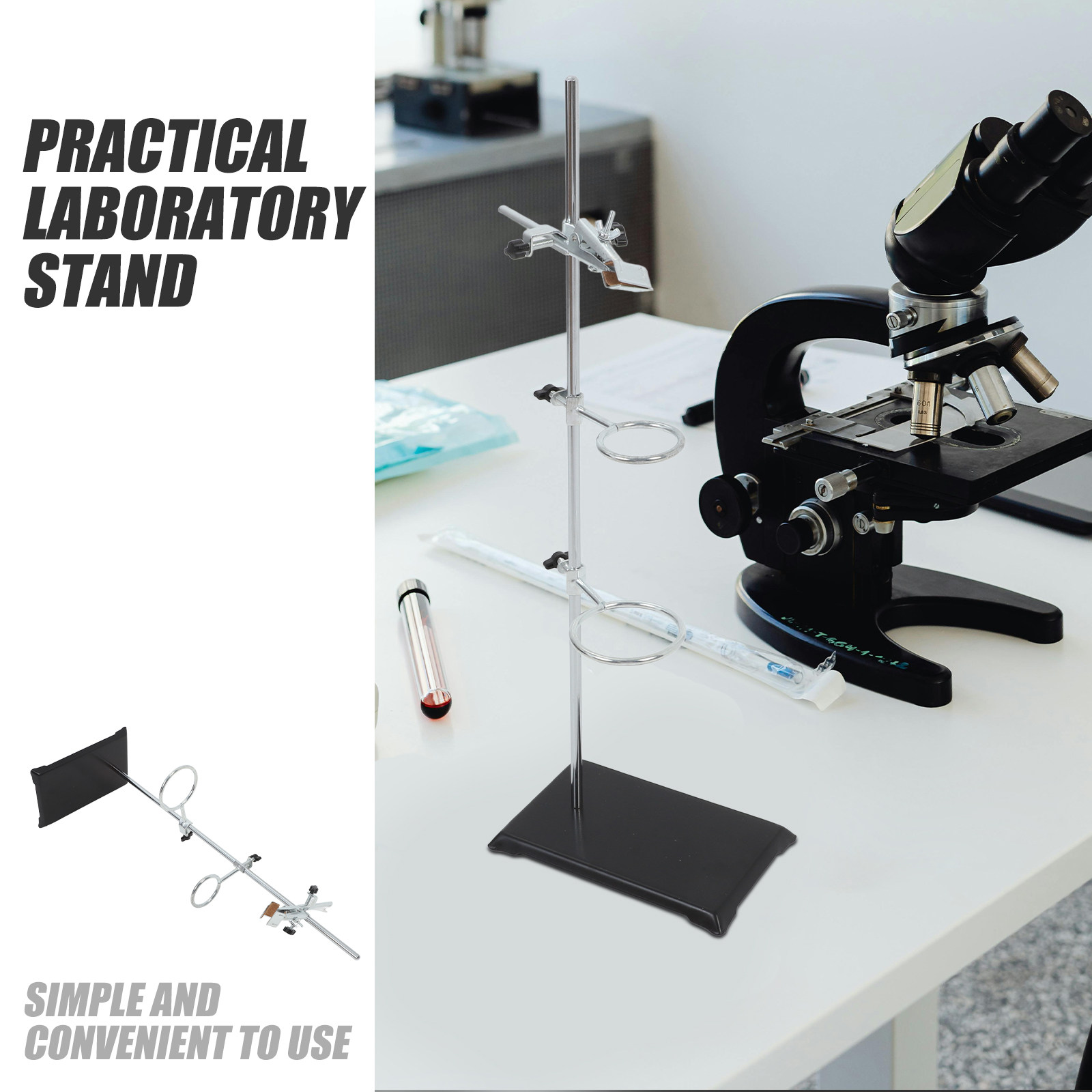 حامل حلقات مختبري من الحديد وا - مراجعة Lab Equipment وسعره