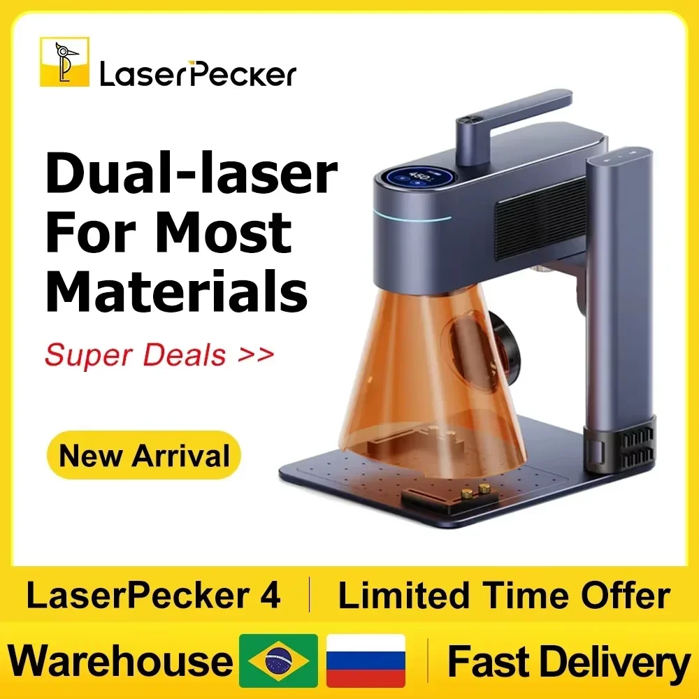 آلة النقش بالليزر LASERPECKER  - مراجعة Fiber Laser Marking Machine 30W وسعره