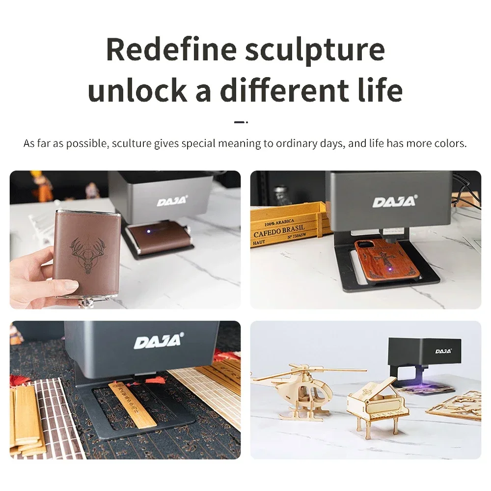DAJA الليزر حفارة التصنيع باست - مراجعة Fiber Laser Marking Machine 30W وسعره