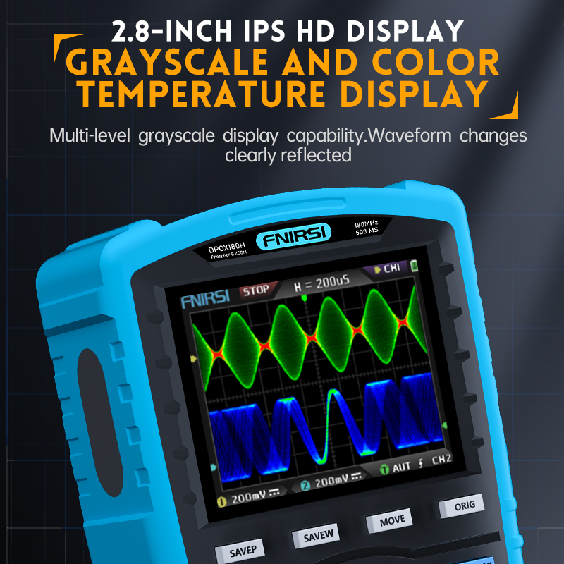 جهاز قياس الإشارة الرقمي المحم - مراجعة Fnirsi Digital Oscilloscope Handheld وسعره