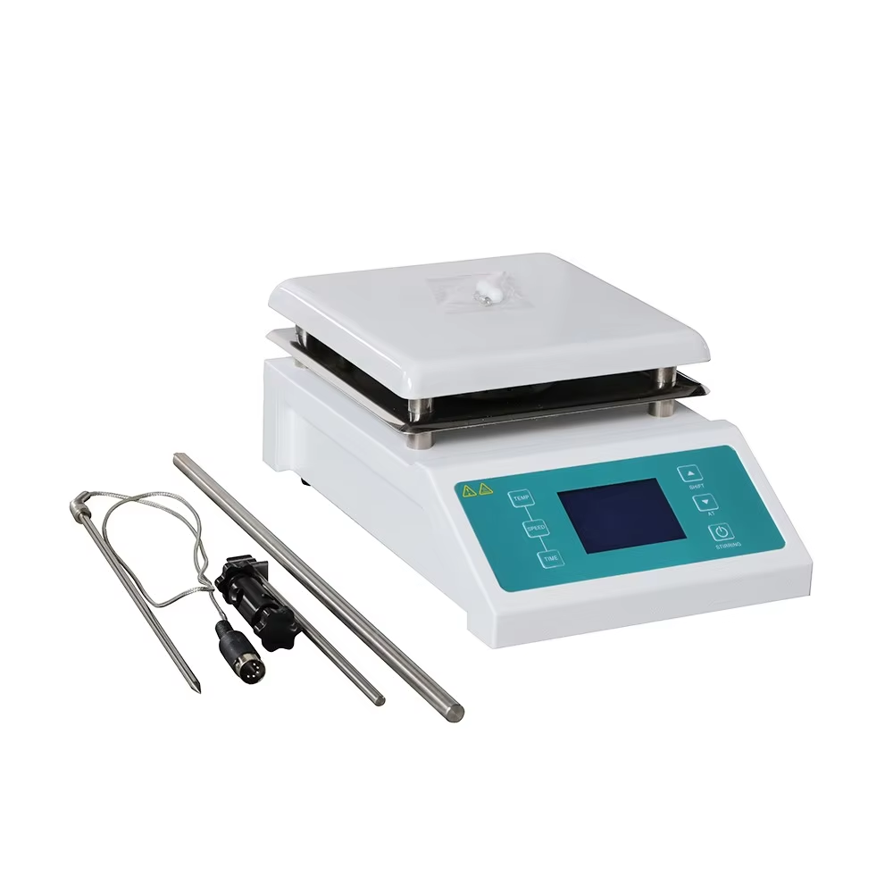 لوح تسخين سيراميك بشاشة عرض رق - مراجعة Lab Magnetic Stirrer Hot Plate وسعره