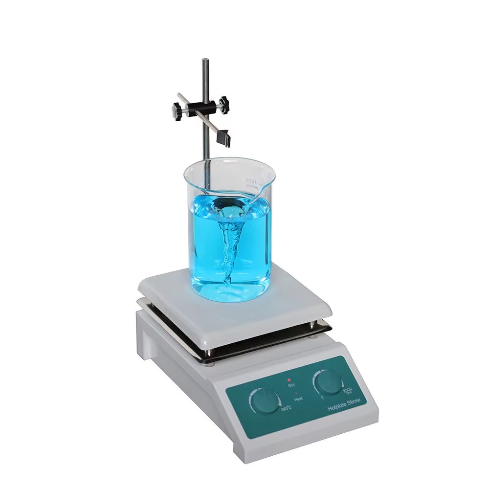 لوح تسخين سيراميك بشاشة عرض رق - مراجعة Lab Magnetic Stirrer Hot Plate وسعره