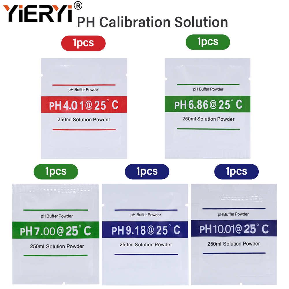 مجموعة مسحوق معايرة Yieryi Ph  - مراجعة Ph Meter Digital Water Tester وسعره