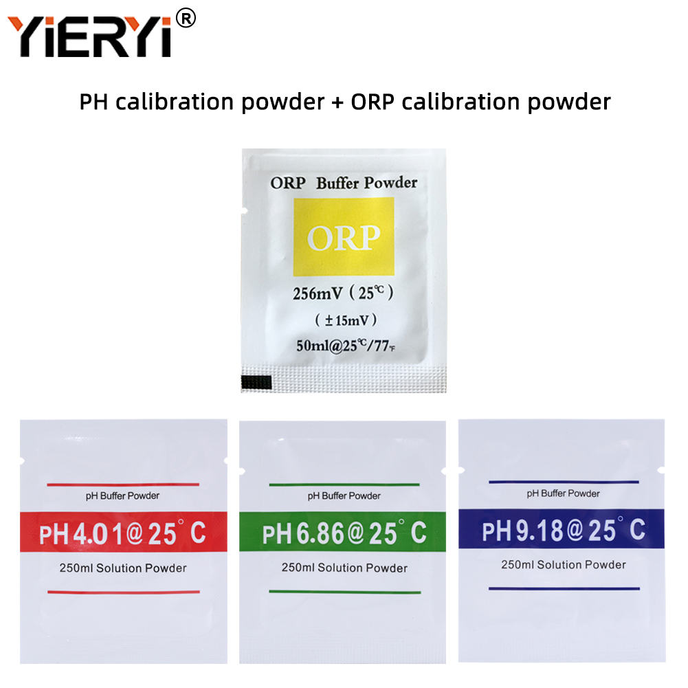 مجموعة مسحوق معايرة Yieryi Ph  - مراجعة Ph Meter Digital Water Tester وسعره