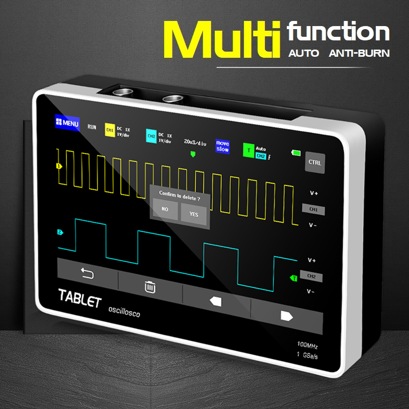 جهاز قياس الذبذبات المحمول FNI - مراجعة Fnirsi Digital Oscilloscope Handheld وسعره