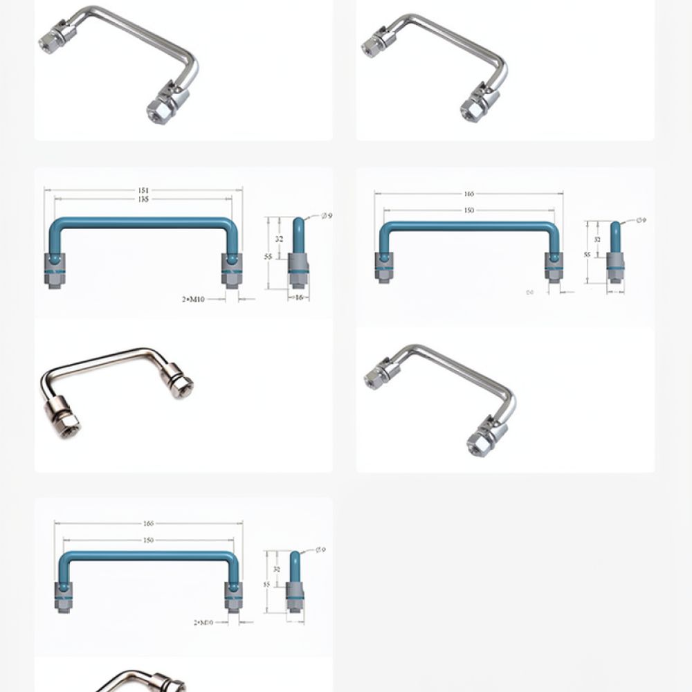 مقبض قابل للطي مثبت بشكل مسطح  - مراجعة Industrial Tools وسعره