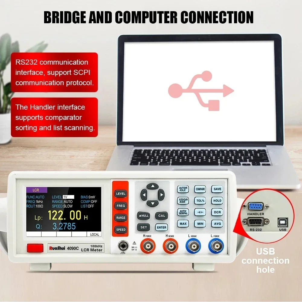 جهاز قياس LCR رقمي للمكتب لقيا - مراجعة Test Instruments وسعره
