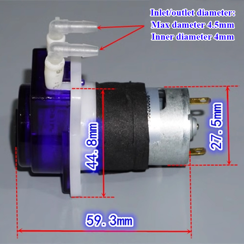 مضخة بيرستالتيكية صغيرة ATK-21 - مراجعة Mini Peristaltic Pump 12V وسعره